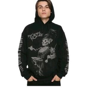 My Chemical Romance Hoodie The Black Parade Band Skeleton Sweater Men’s Medium